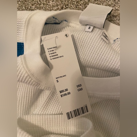 X-GIRL bicolor thermal long sleeve raglan tee - Picture 8 of 8